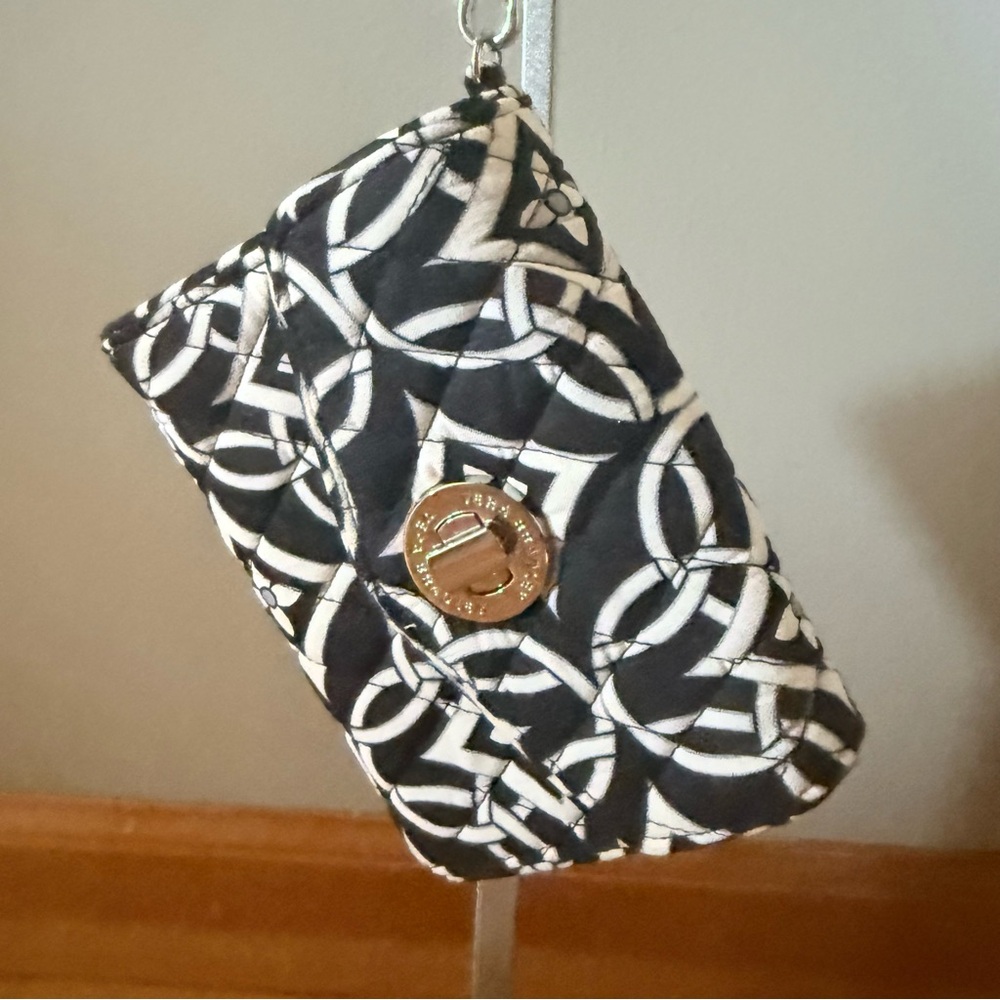 Vera Bradley Black and White Geometric Clutch